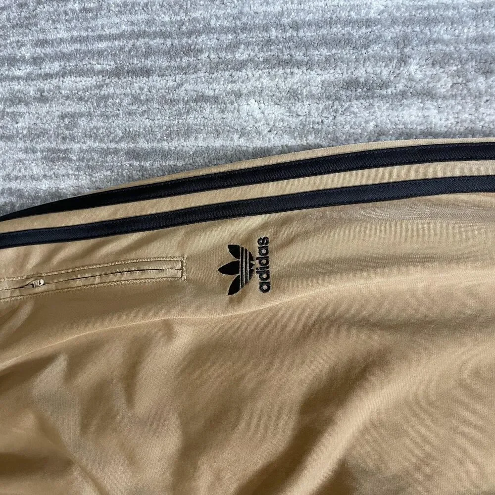 Adidas Originals Firebird Track Suit Mens Medium Beige 3-Stripes JY6366 JY6369